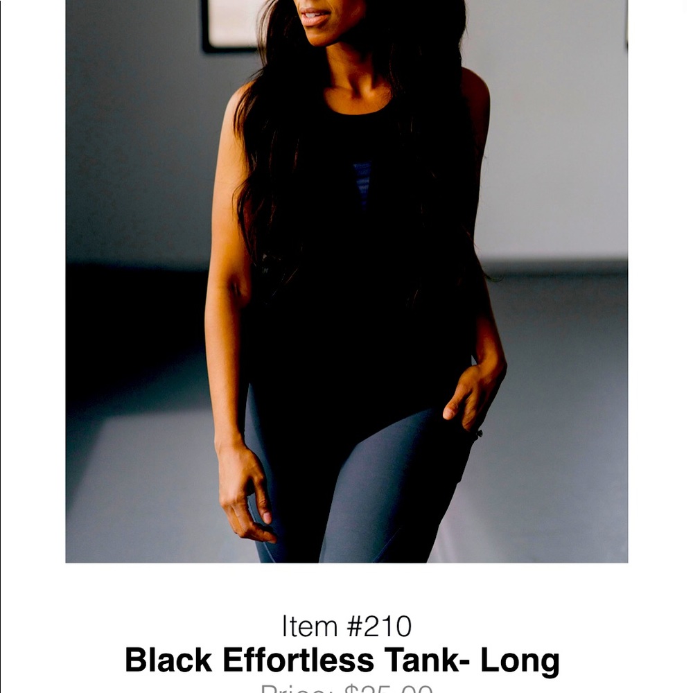 Zyia Black Effortless tank